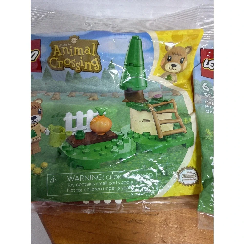 Lot Of 2 LEGO 30662 - Animal Crossing: Maple's Pumpkin Garden.‎ New In Poly.
